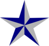 Blue Star Clip Art